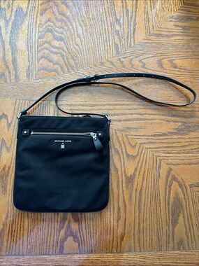 Michael Kors Black Nylon Crossbody Messenger